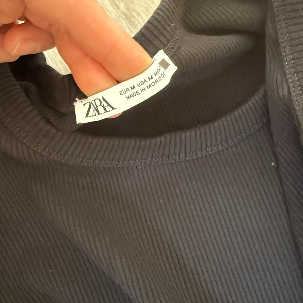 ZARA Black Sleeveless Midi Dress size S-M - excellent condition - Picture 4 of 7